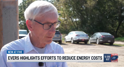 Governor Evers Tours Western Dairyland Weatherization Warehouse, Highlights Reducing Energy Costs