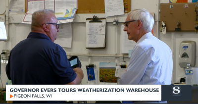 Governor Evers Visits Weatherization Facility,  Highlights Energy Tax Cuts